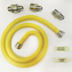 Dormont Gas Flow Valve Kit,3/8" ID x 4 ft. L 20C-3131V4KIT-TS-48B