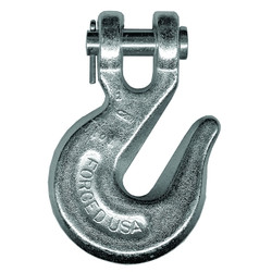 Dixie Grade 70 Clevis Grab Hooks, 3/8 In, 6,600 Lb, 10 Per Pack