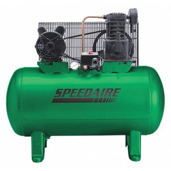 Speedaire Electric Air Compressor, 2 hp, 1 Stage 4B234