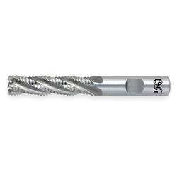 Osg Sq. End Mill,Single End,Cobalt,1/2" 4900100