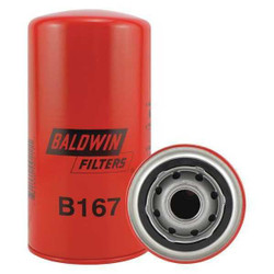 Baldwin Filters Spin-On,1" Thread ,7-1/8" L B167