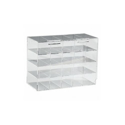 Brady Safety Glasses Holder, Clear, Acrylic GH20D