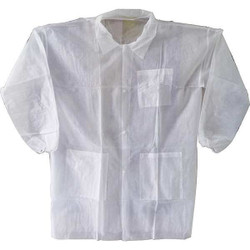 Condor Lab Coat,White,Button,XL,PK30 32KF88