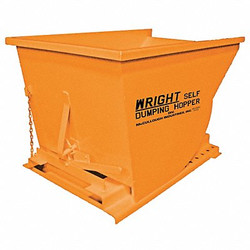 Sim Supply Self Dumping Hopper,Orange,6,000 lb  7577 ORANGE