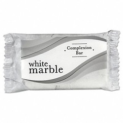 White Marble Basics Body Soap,Beige,0.75 oz,Pleasant,PK1000 DW06009