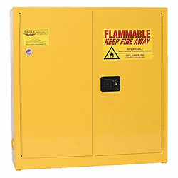 Eagle Mfg Flammable Liquid Safety Cabinet,Yellow 1976X