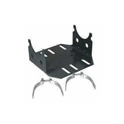 Dayton Motor Mounting Base,Gray 4 1/2 in  L 22F194