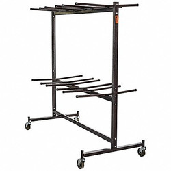 National Public Seating Folding Chair Cart,70"H 84