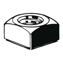 Sim Supply SqrNt,Znc,Stl,M6-1.0,5mm,10mm,100PK  M11140.060.0001