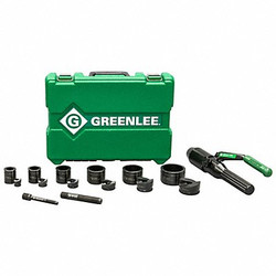 Greenlee Hydraulic Punch Driver Set,10 ga. Steel 7806SB