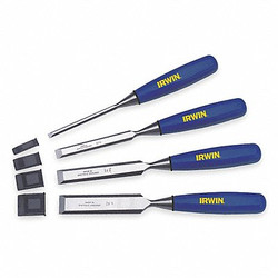 Irwin Wood Chisel Set,4 PC,1/4 To 1 In Tip M444S4