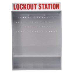 Brady Lockout Station,Unfilled,30 In H 50993