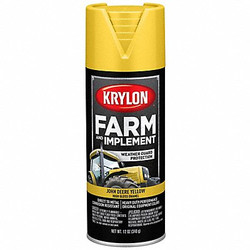 Krylon Spray Paint,John Deere Yellow,High Gloss  K01934000