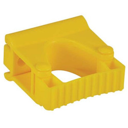 Vikan Tool Wall Bracket,3 1/4 in L,Yellow  10136