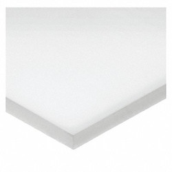 Sim Supply PlstcSheet,PTFE,6"x6",0.25"T,Whte,Opaque  BULK-PS-PTFE-7