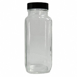 Qorpak Bottle,86 mm H,Clear,37 mm Dia,PK48 GLC-01293