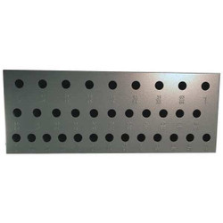 Huot Drill Bit Case,Silver and Deming,33pc 11985