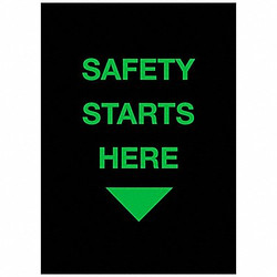 Notrax Safety Logo Entrance Mat,Black,3ft.x5ft. 194SSH35BL