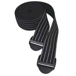 Sentry Column Protector Straps,158inL,Blck,PK2 PSS-4000-BR