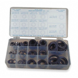 Precision Brand Arbor Shim Assortment,150 pcs,Steel 25999