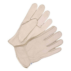 Bdg Leather Gloves,Shirred Slip-On Cuff,S 20-1-376-6