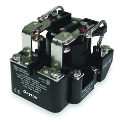 Dayton Open Power Relay,8 Pin,24VAC,DPDT  5X846