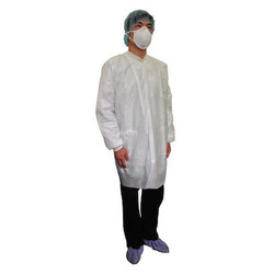 Condor Lab Coat,White,Button,4XL 31TV06