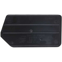 Quantum Storage Systems Divider,3 7/16 in,Black,6,PK6 DUS210