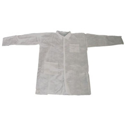 Condor Lab Coat,5XL,White,PP,PK25 26W802