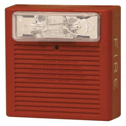 Eaton Horn Strobe,Red,0.170A,Wall Mnt,115 CP  CN125710