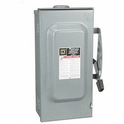 Square D Safety Switch,240VAC,3PST,100 Amps AC D323NRB