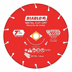 Diablo Diamond Saw Blade,Blade Dia. 7 in. DDD070DIA101F