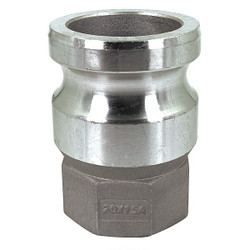 Sim Supply Cam and Groove Adapter,2",Aluminum  PLE05