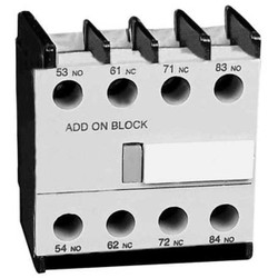 Dayton Auxiliary Contact, 2NO/2NC, 2.5 A 6EAT2