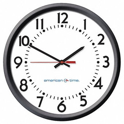 American Time Wall Clock,Analog,Electric U55BAAA504