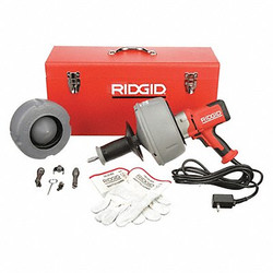 Ridgid Drain Cleaning Gun Kit,Manual,600 RPM K-45-5