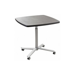 National Public Seating Cafe Table,Silver Frame,Square,36 in. W CTT3042
