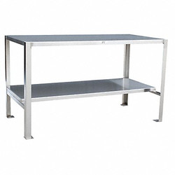 Jamco Fixed Work Table,SS,48" W,24" D YE248