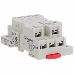 Schneider Electric Relay Socket, Square, 11 Pins, 16 A 70-783D11-1A