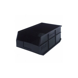Quantum Storage Systems Shelf Bin,Black,Polypropylene,7 in SSB465BK