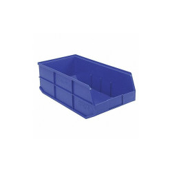 Quantum Storage Systems Shelf Bin,Blue,Polypropylene,7 in SSB485BL