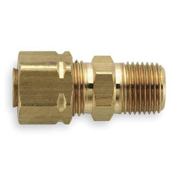 Parker Connector,Brass,CompxM,3/8Inx1/8In,PK25 68CA-6-2