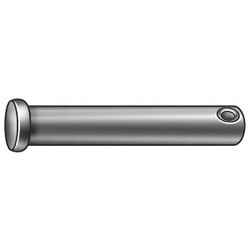 Sim Supply Clevis Pin,Std,18-8,0.500 In x2 1/2 In L  WWG-CLPS-104