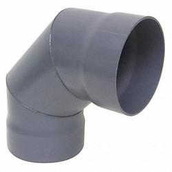 Plastic Supply 90 Degree Elbow,8" Duct Size PVCEA08