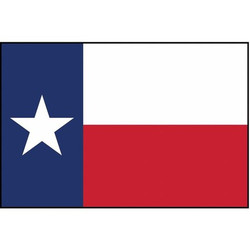 Nylglo Texas State Flag,3x5 Ft 145260