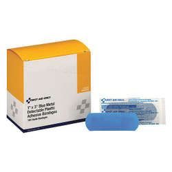Manufacturer Varies Strip Bandages,Metal Detect,3"x1",PK100 90992