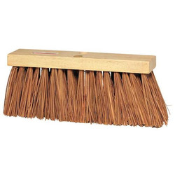 Tough Guy Push Broom Head,Tapered,16" Sweep Face 3A324