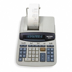 Victor Technology Desktop Calculator,Ribbon,12 Digits 2640-2