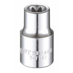 Westward Socket, Steel, Chrome, E10 54TN43