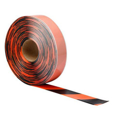 Brady Floor Tape,Black/Orange,2 inx100 ft,Roll 170081